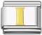 Italian charm letter I