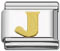 Italian charm alphabet J