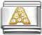 Rhinestone letter A Italian charms