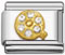 Rhinestone letter Q Italian charms