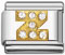 Rhinestone letter Z Italian charms