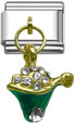 Christmas present basket charm
