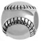 silver baseball bead jewelry