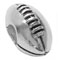 football silver charm beads