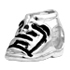 baby shoe silver beads