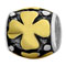 4 leaves clover sterling silver bead jewelry