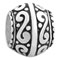 Antique design sterling silver beads for personalized jewelry