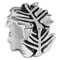leaf silver bead jewelry