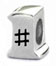 Number 1 bead charms