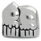 candle silver bead jewelry