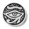Eye of Horus sterling silver bead jewelry