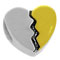 925 sterling silver heart bead for European modular bracelets