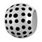 silver golf ball for European modular bracelets