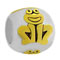 Frog sterling silver bead jewelry