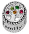 Family tree sterling silver beads for Italian jewelry