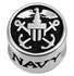 Navy logo silver charms