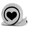 Snail 925 sterling silver bead for European charm bracelets