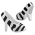 high heels 925 sterling silver beads