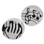 playing the piano 925 sterling silver beads