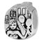 city girl sterling silver beads for European modular bracelets