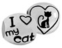 cat on 925 sterling silver bead jewelry