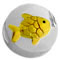 fish sterling silver bead for European modular bracelets