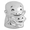 dad and baby silver bead jewelry