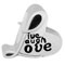 Love sterling silver bead jewelry
