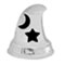 witch hat silver bead jewelry