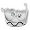 gondola silver bead for European modular bracelets