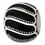 lines and dots on silver bead jewelry