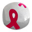 pink ribbon silver bead jewelry