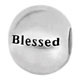 Blessed silver bead jewelry