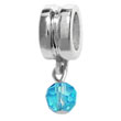 March birthstones for European charm bracelets