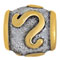 Leo silver zodiac beads for 3 mm chains