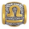 Libra silver zodiac beads for 3 mm chains