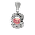 Crown 925 sterling silver pendant charms