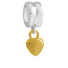 Wholesale silver heart charm jewelry