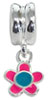 3005 Dangle flower sterling silver beads