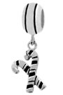 Christmas candy cane charm jewelry