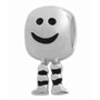 Happy face silver charm jewelry