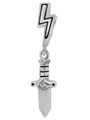 silver bayonet charm jewelry