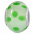 green dot glass bead jewelry