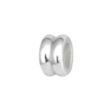 silver bead jewelry spacers
