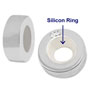 silver bead stoppers for 3 mm chains