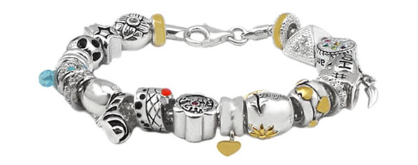 wholesale silver charm bracelet jewelry