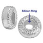 silver bead stoppers for Pandora jewelry